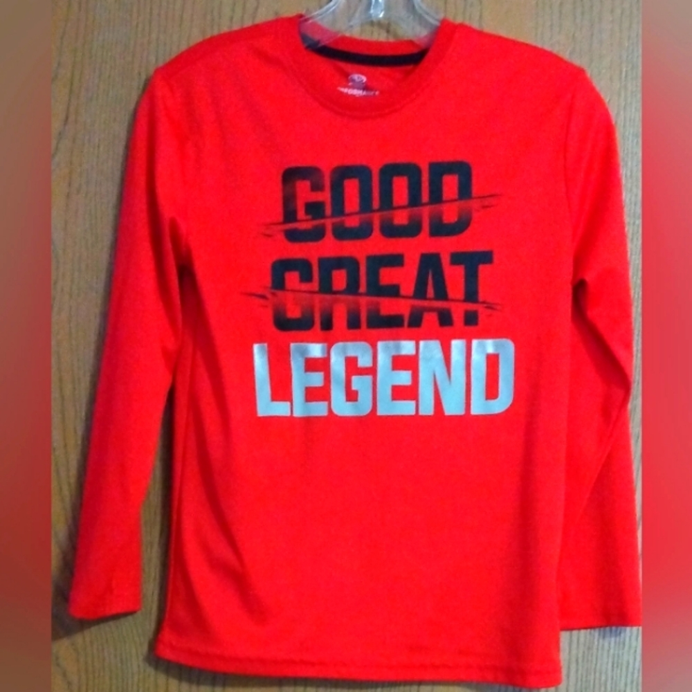 Athletic Works Performance Active Long Sleeve T-shirt size L (10-12)